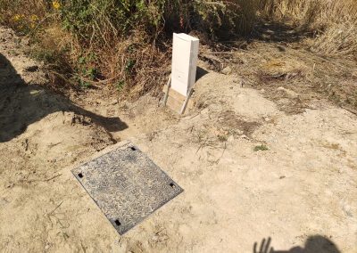 Installation borne télécom chantier joué sur Erdre idealis tp